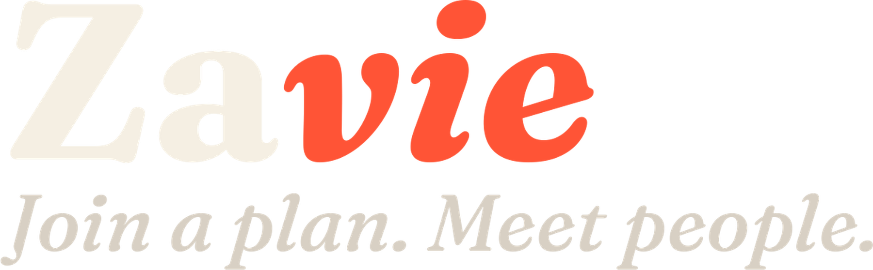 Zavie — Join a plan. Meet people.